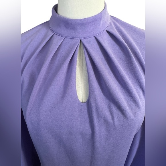 New York & Company Purple Sheath Dress Size: S - Picture 3 of 5